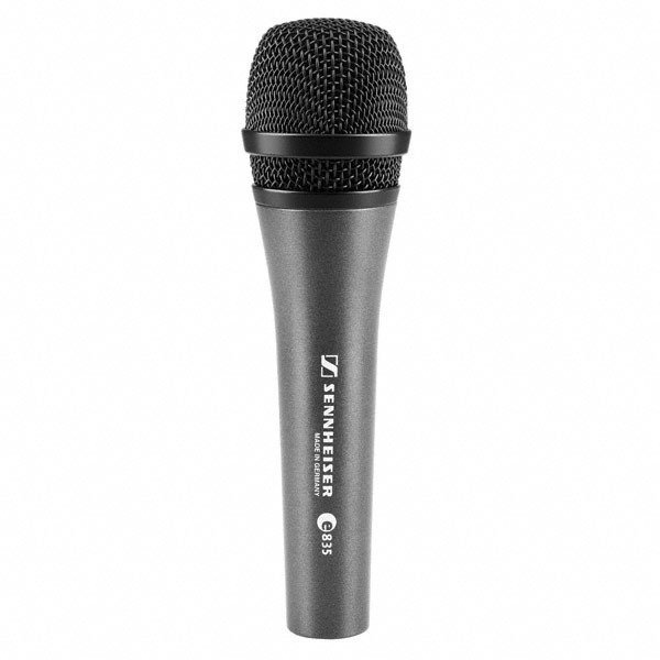 E 835 HANDHELD CARDIOID DYNAMIC MICROPHONE WITH MZQ800 CLIP